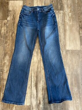 SHEIN Dark Blue Bootcut Jeans